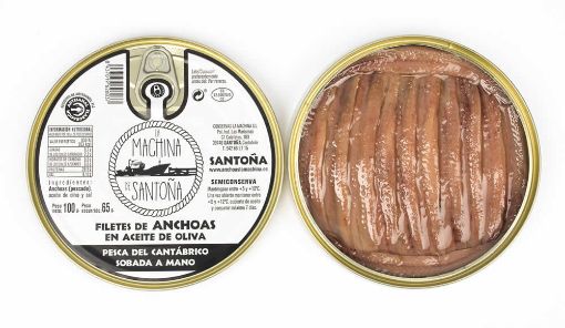 Imagen de Filete de Anchoa del Cantábrico Gourmet en aceite de Oliva 100g.